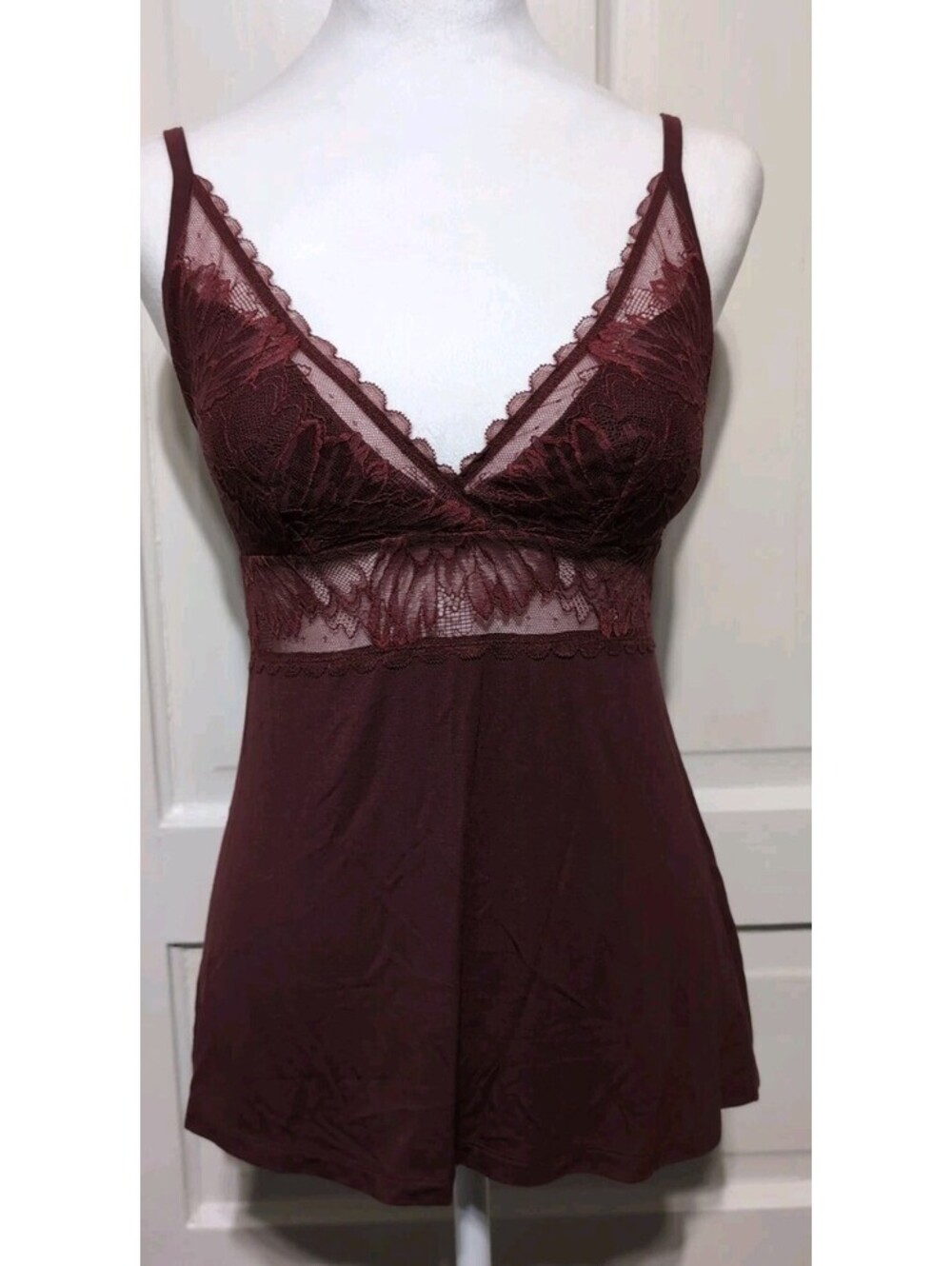 Soma Cool Nights Soft Support Lace Romantic Cami Sexy Woman's S(1650)G